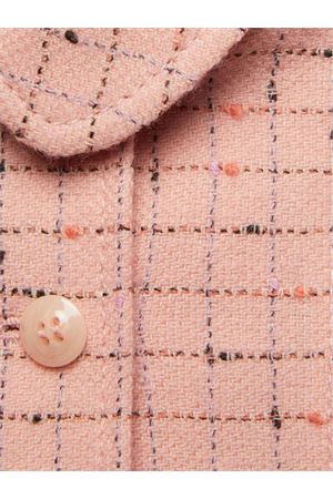 Light pink wool blend coat GUCCI KIDS | 741311XWAX55152